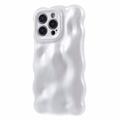 iPhone 13 Pro gewellt Rand Candy Bubbles TPU Fall - weiß