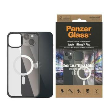 iPhone 14 Plus/15 Plus PanzerGlass ClearCase MagSafe Antibakterielle Hülle - Schwarz / Klar