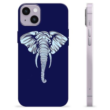 iPhone 14 Plus TPU Hülle - Elefant