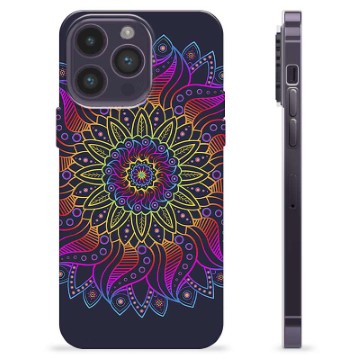 iPhone 14 Pro Max TPU Hülle - Buntes Mandala