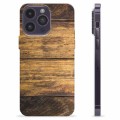 iPhone 14 Pro Max TPU Hülle - Holz