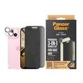 iPhone 15 PanzerGlass Privacy 3-in-1-Paket