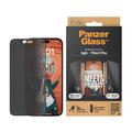 iPhone 15 Plus PanzerGlass Ultra-Wide Fit Privacy EasyAligner Panzerglas - Schwarz Rand