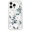 iPhone 15 Pro Fashion TPU Hülle - weiße Blumen