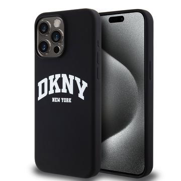 iPhone 15 Pro Max DKNY Liquid Silicone Arch Logo Case - MagSafe-kompatibel - Schwarz