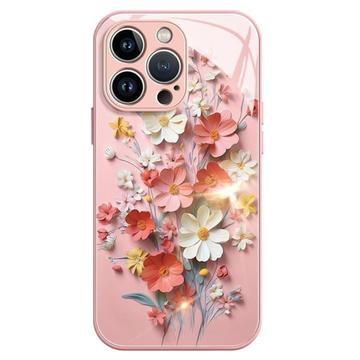 iPhone 15 Pro Max Blumenstrauß Hybridhülle - Rosa