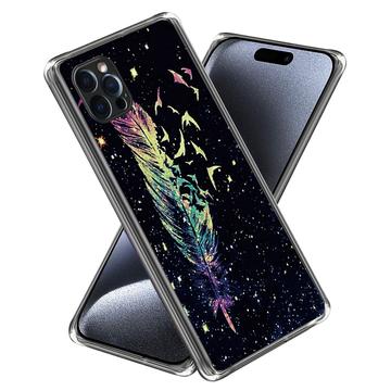 iPhone 15 Pro Max Stylish Ultra-Slim TPU Hülle - Feder