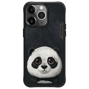 iPhone 15 Pro Nimmy Freunde Big Eyed Pet 2.0 Panda hülle - schwarz