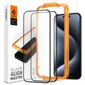 iPhone 15 Pro Spigen ALM Glas.tR Panzerglas - 2 Stk.