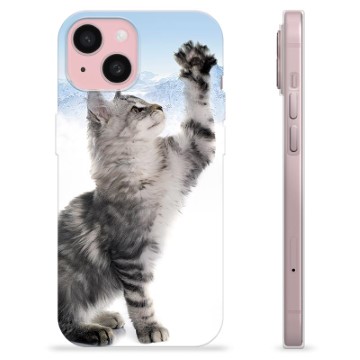 iPhone 15 TPU Hülle - Katze