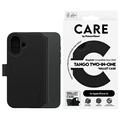 iPhone 16 PanzerGlass Care Tango 2-in-1 Wallet Hülle - MagSafe-kompatibel - Schwarz