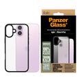 iPhone 16 Plus PanzerGlass HardCase Hülle - Schwarz / Transparent