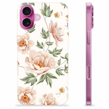 iPhone 16 Plus TPU Hülle - Blumen