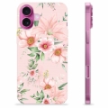 iPhone 16 Plus TPU Hülle - Aquarell Blumen