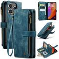 iPhone 16 Pro Max Caseme C30 Multifunktions Wallet Hülle - Blau