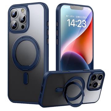 iPhone 16 Pro Max Magnetische Kickstand-Hybridhülle - Dunkelblau