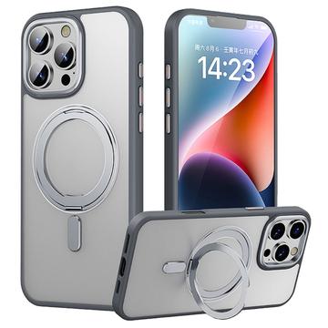 iPhone 16 Pro Max Magnetische Kickstand-Hybridhülle - Grau