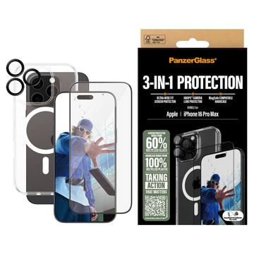 iPhone 16 Pro Max PanzerGlass 3-in-1 Schutzpaket