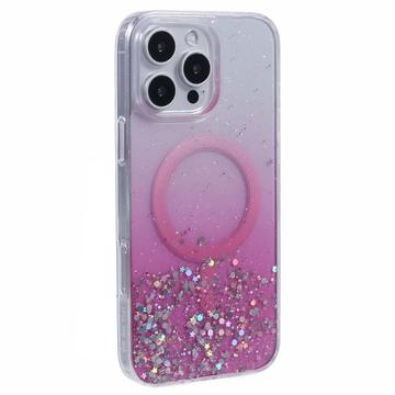 iPhone 16 Pro Max Sparkle Glow MagSafe Hülle - Rosa