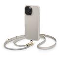 iPhone 16 Pro Max Spigen Cyrill Kajuk Classic Charm Mag Hülle mit Riemen - Creme