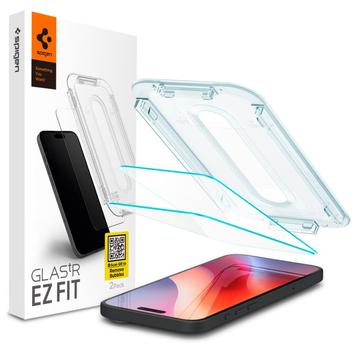 iPhone 16 Pro Max Spigen Glas.tR Ez Fit Panserglas - 2 Stk.