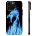 iPhone 16 Pro Max TPU Hülle - Blauer Feuerdrache