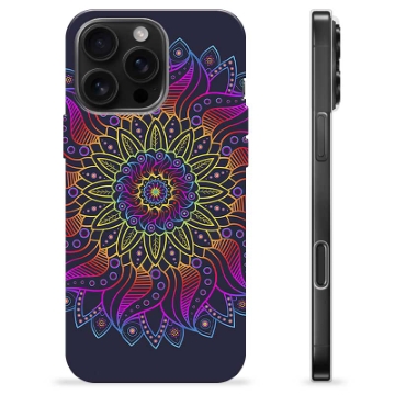 iPhone 16 Pro Max TPU Hülle - Buntes Mandala