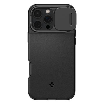 iPhone 16 Pro Spigen Optik Armor Mag Hülle - Black