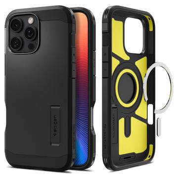 iPhone 16 Pro Spigen Tough Armor Mag Hülle - Schwarz