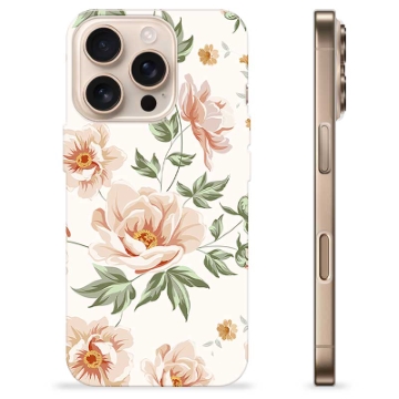 iPhone 16 Pro TPU Hülle - Blumen