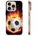 iPhone 16 Pro TPU Hülle - Fußball Flamme