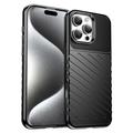 iPhone 16 Pro Thunder Serie TPU Hülle - Schwarz