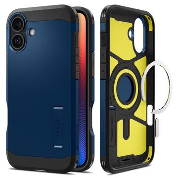 iPhone 16 Spigen Tough Armor Mag Hülle - Navy Blau