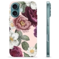 iPhone 16 TPU Hülle - Romantische Blumen