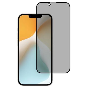 iPhone 16e Privacy Full Cover Panzerglas - Schwarz Rand