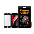 iPhone 6/6S/7/8/SE (2020)/SE (2022) PanzerGlass Case Friendly CamSlider Panzerglas - Schwarz Rand