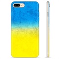 iPhone 7 Plus / iPhone 8 Plus TPU Hülle Ukrainische Flagge - Zweifarbig