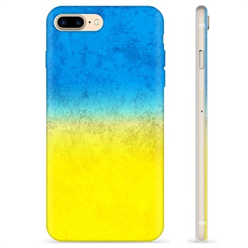 iPhone 7 Plus / iPhone 8 Plus TPU Hülle Ukrainische Flagge - Zweifarbig