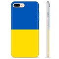 iPhone 7 Plus / iPhone 8 Plus TPU Hülle Ukrainische Flagge - Gelb und Lichtblau