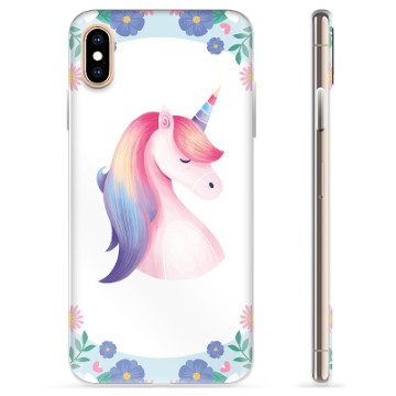 iPhone XS Max TPU Hülle - Einhorn