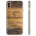 iPhone XS Max TPU Hülle - Holz