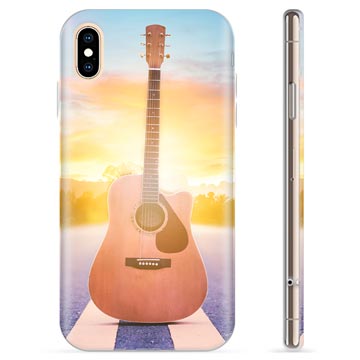 iPhone XS Max TPU Hülle - Gitarre