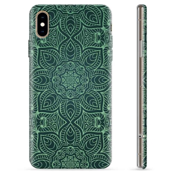 iPhone XS Max TPU Hülle - Grünes Mandala