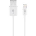 Goobay USB-A / Lightning Daten- und Ladekabel - 1m - Weiß