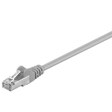 Goobay RJ45 F/UTP CAT 5e Netzwerkkabel - 1m - Grau