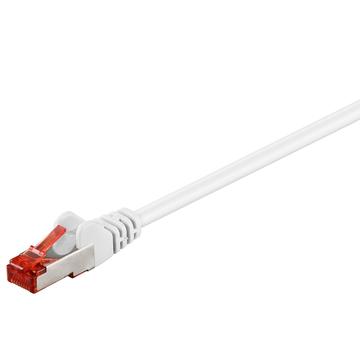 Goobay RJ45 S/FTP CAT 6 Netzwerkkabel - 1.5m - Weiß