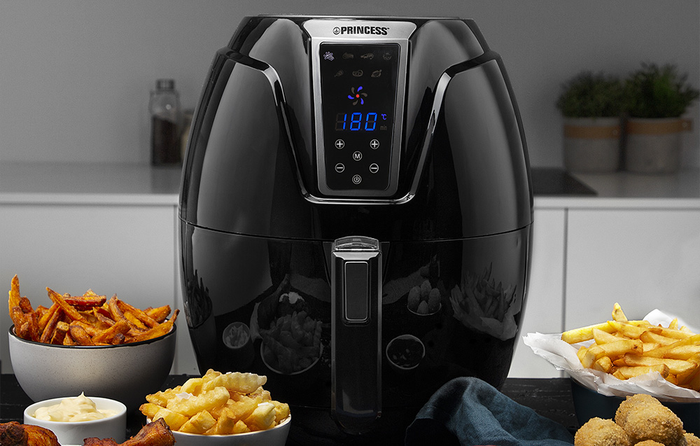 Princess 182021 XL Digitaler Airfryer - 1400W, 3.2l - Schwarz