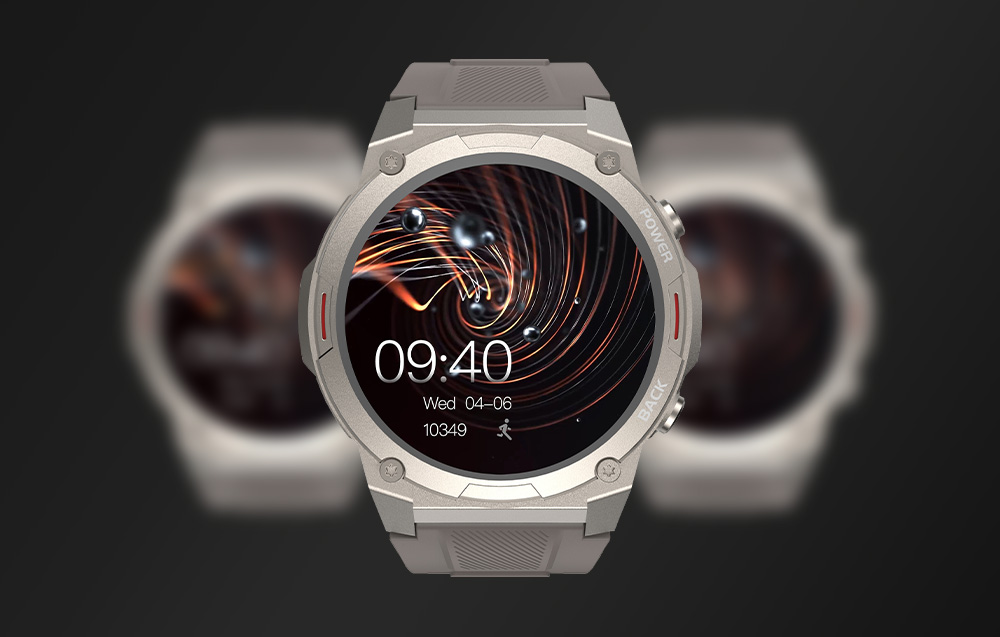 HiFuture FutureGo Mix2 SmartWatch - Bluetooth 5.3 - Grau